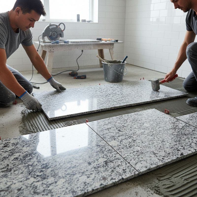 Local Tile Countertop Installation pros at work