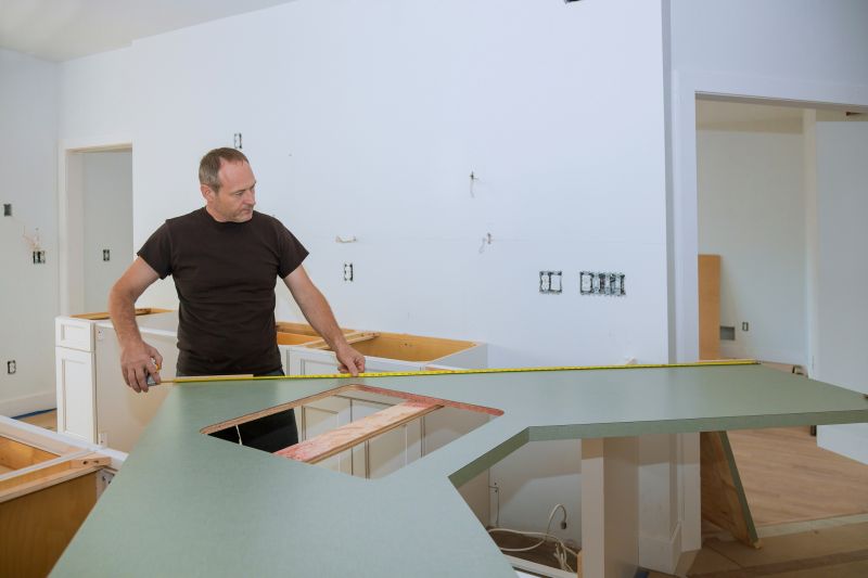 Tile Countertop Installation