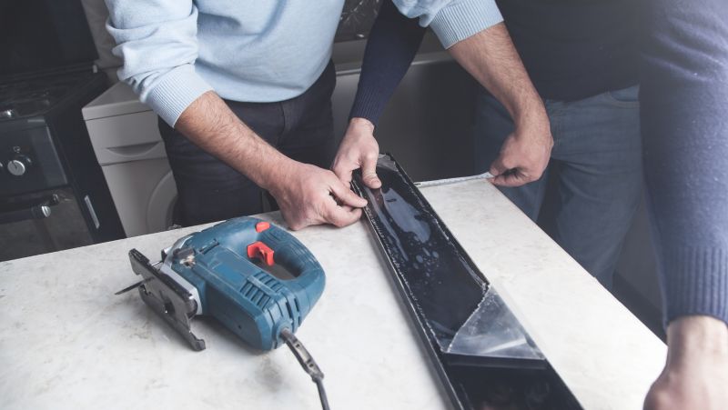 Tile Countertop Installation